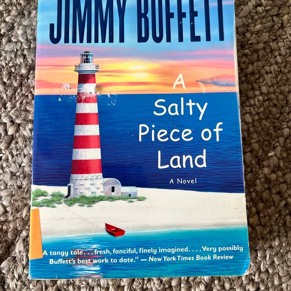 A Salty Piece of Land by Jimmy Buffett - Multicolor Cover